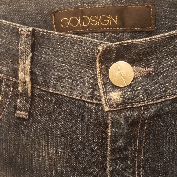 Goldsign "Silvie" Distressed Jeans 28 - Picture 3 of 7